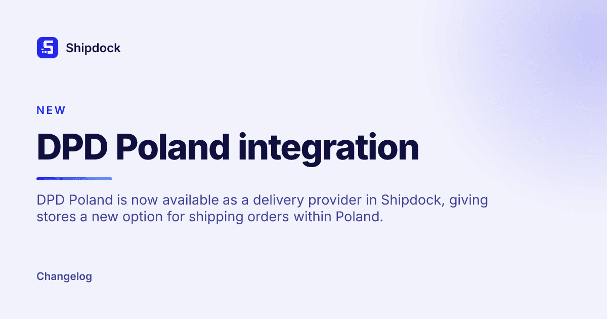 DPD Poland integration